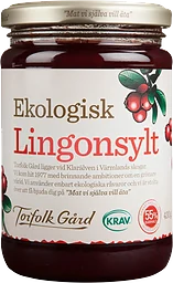 Lingonsylt 430g KRAV Torfolk Gård