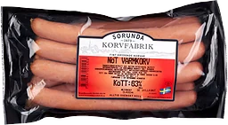 Nöt Varmkorv 400g Sorunda Korvfabrik