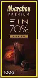 Chokladkaka Premium 70% kakao 100g Marabou