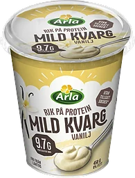 Kvarg Mild Vanilj Laktosfri 0.2% 450g Arla®