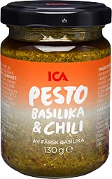 Pesto Basilika/Chili 130g ICA