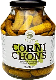 Cornishons 1580g Plivit