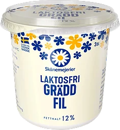 Gräddfil Laktosfri 12% 3dl Skånemejerier