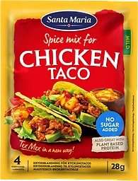 Kryddmix Taco Kyckling 28g Santa Maria
