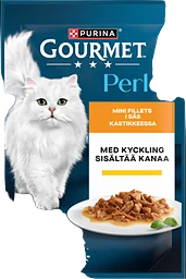 Kyckling Gourmet Perle Kattmat i Sås