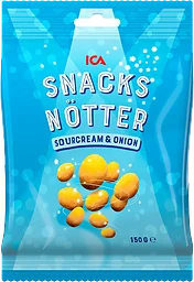Nötter Sourcream & Onion 150g ICA