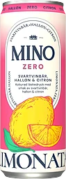 Läsk Hallon/Svartvinbär Zero 33cl Mino