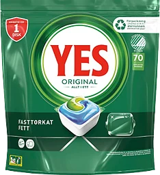 Diskmaskinstabletter Original 70-p YES