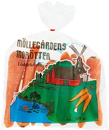 Morötter 500g Klass 1 Möllegårdens Morötter