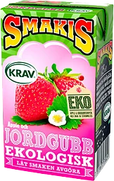 Stilldrink Jordgubb Ekologisk KRAV