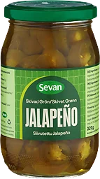 Jalapeño Skivad 320g Sevan