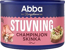 Stuvning Champinjoner Skinka