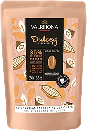 Chokladbitar Dulcey 35% 250g Valrhona