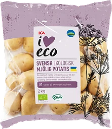 Mjölig potatis 2kg KRAV ICA I love eco Klass 2