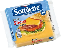 Cheddarost Slices 10-p 200g Sottilette