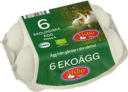 Ägg M/L Eko 6-pack Alsbo Ägg