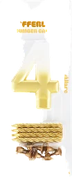 Sifferljus Nr4 Guld