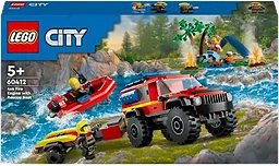 ® City Fire 4x4 Brandbil med räddningsbåt