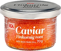 Caviar finkornig rom röd 70g ICA