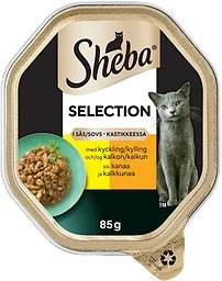 Kattmat Kyckling & kalkon 85g Sheba