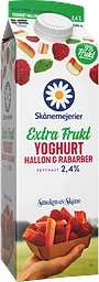 Fruktyoghurt Hallon & Rabarber 2,4%