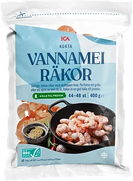 Vannameiräkor kokta 400g ICA