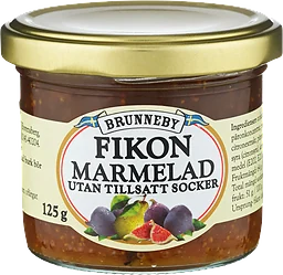 Fikonmarmelad 125g Brunneby