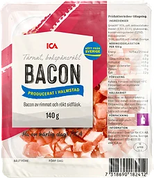 Bacon Tärnad 140g ICA