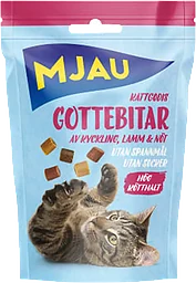 Kattgodis Gottebitar Mix 30g Mjau
