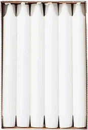 Kronljus Vit Stearin 20cm 30-p ICA