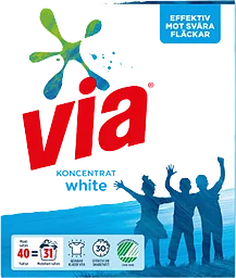 Tvättmedel White 1,5kg Via