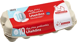 Ägg 10p Frigående Utomhus