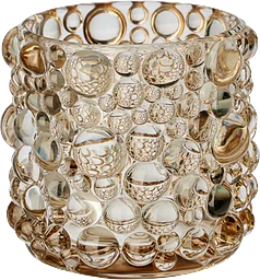 Bubble ljuslykta sand H8,5