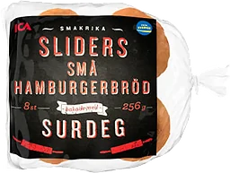 Hamburgerbröd Små 8-p 256g ICA