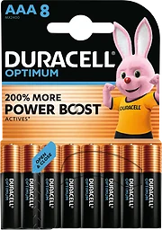 Batteri AAA 8-p Duracell Optimum