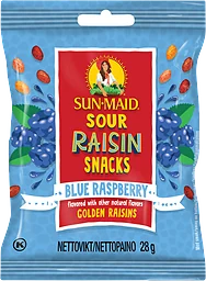 Blue Raspberry Sour Raisin Snack