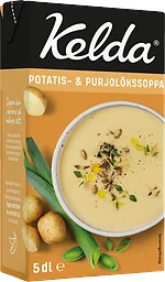 Potatis- & purjolöksoppa