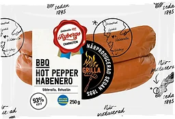 Kryddkorv Hot Pepper Habanero 93% Kötthalt 250g Rybergs