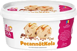 Gräddglass Pecannötkola 500ml SIA Glass