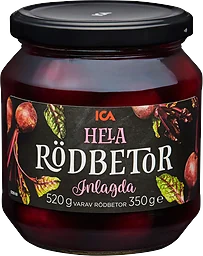 Hela Rödbetor 520g