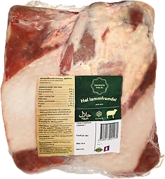 Hel lammframdel med ben Fryst ca 2.2kg Hacksta Halal