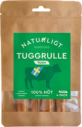 Hundtugg Rulle Nöt 4p Naturligt