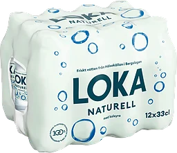 Kolsyrat vatten naturell 12-p