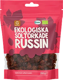 Russin Soltorkade Kärnfria