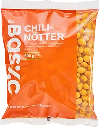Chilinötter 500g ICA Basic