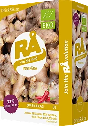 Råsaft Juice Ingefära Bag-In-Box Ekologisk 3l RÅ