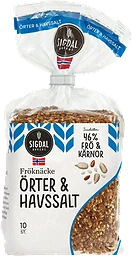 Fröknäcke Ört & havssalt 220g Sigdal Bakeri