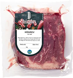 Högrev Färsk i bit av nöt ca 1kg Dalsjöfors