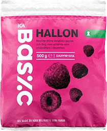 Hallon Fryst 500g ICA Basic