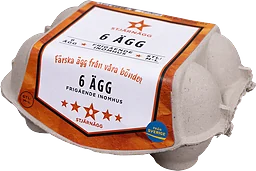 Ägg 6P Frigående Inomhus